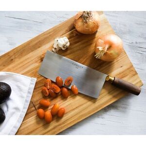 Lamson 8" Chinese Vegetable Cleaver with Walnut Handle Knife/ Pristine